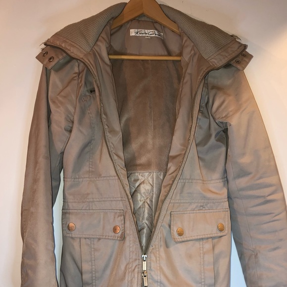 Kenneth Cole Jacket w/ Detachable Faux-Fur Hood - Picture 3 of 8